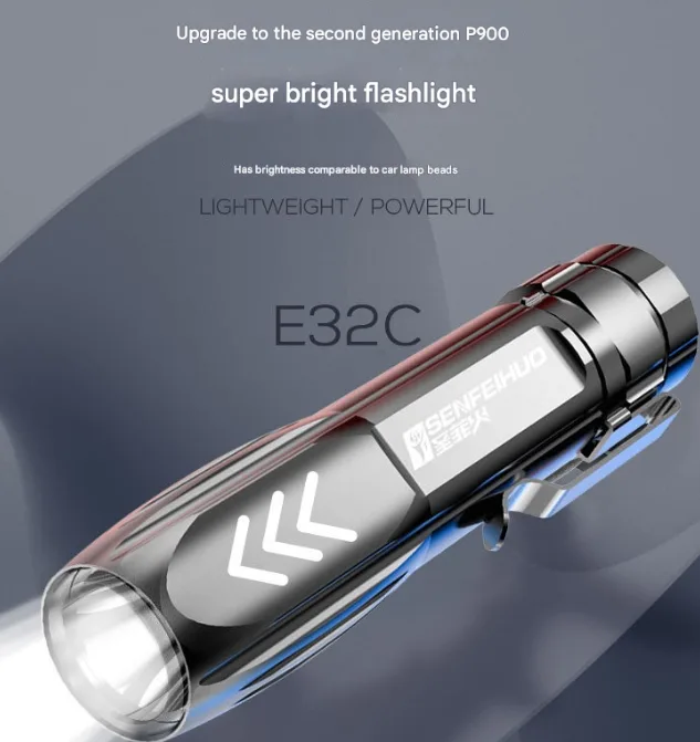 Super bright flashlight rechargeable glare long-range xenon lamp thumbnail