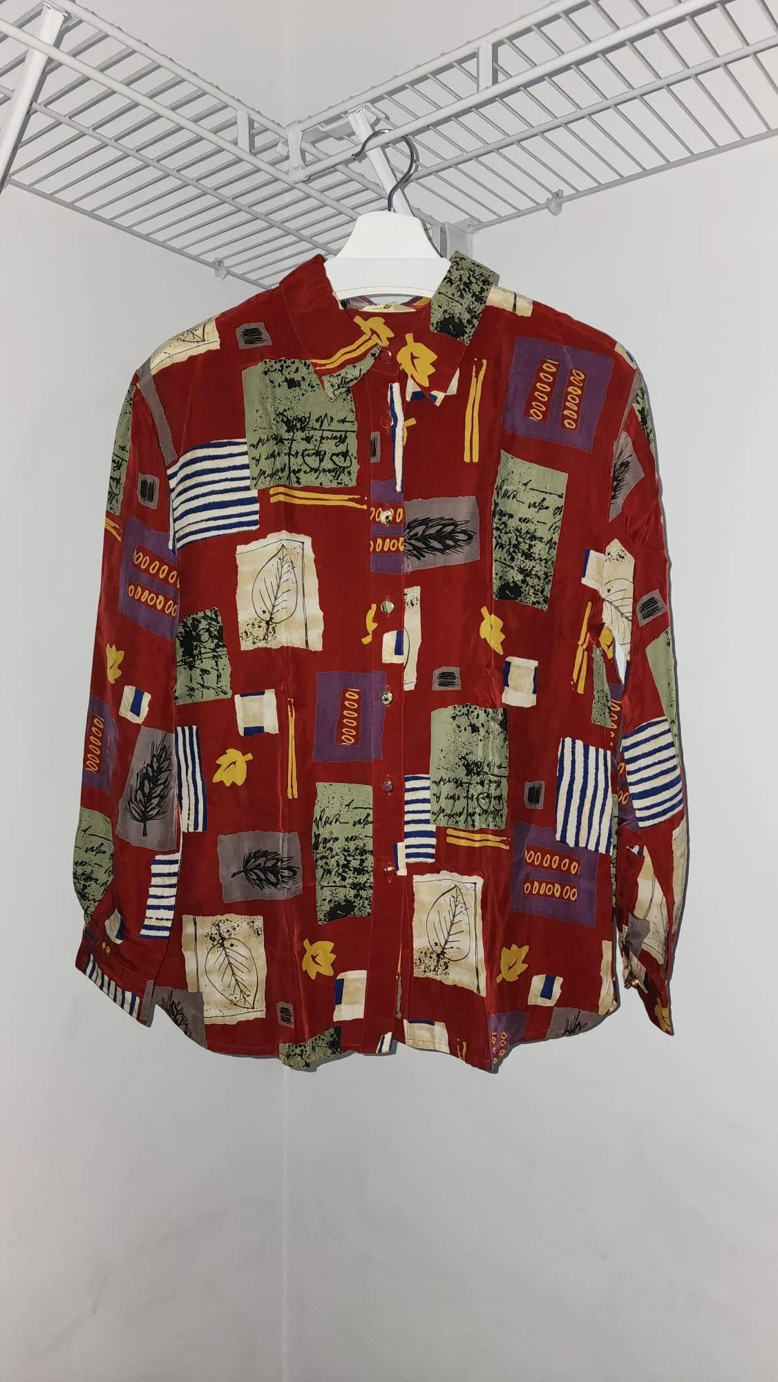 C. Bella - Button Up Shirt - Size L (sizing in description) thumbnail