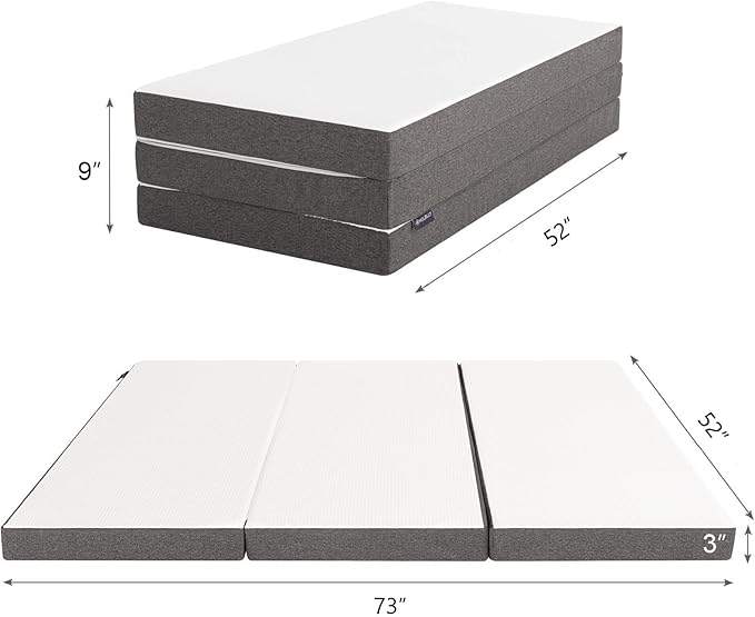 Full Size Trifold Memory Form Mattress