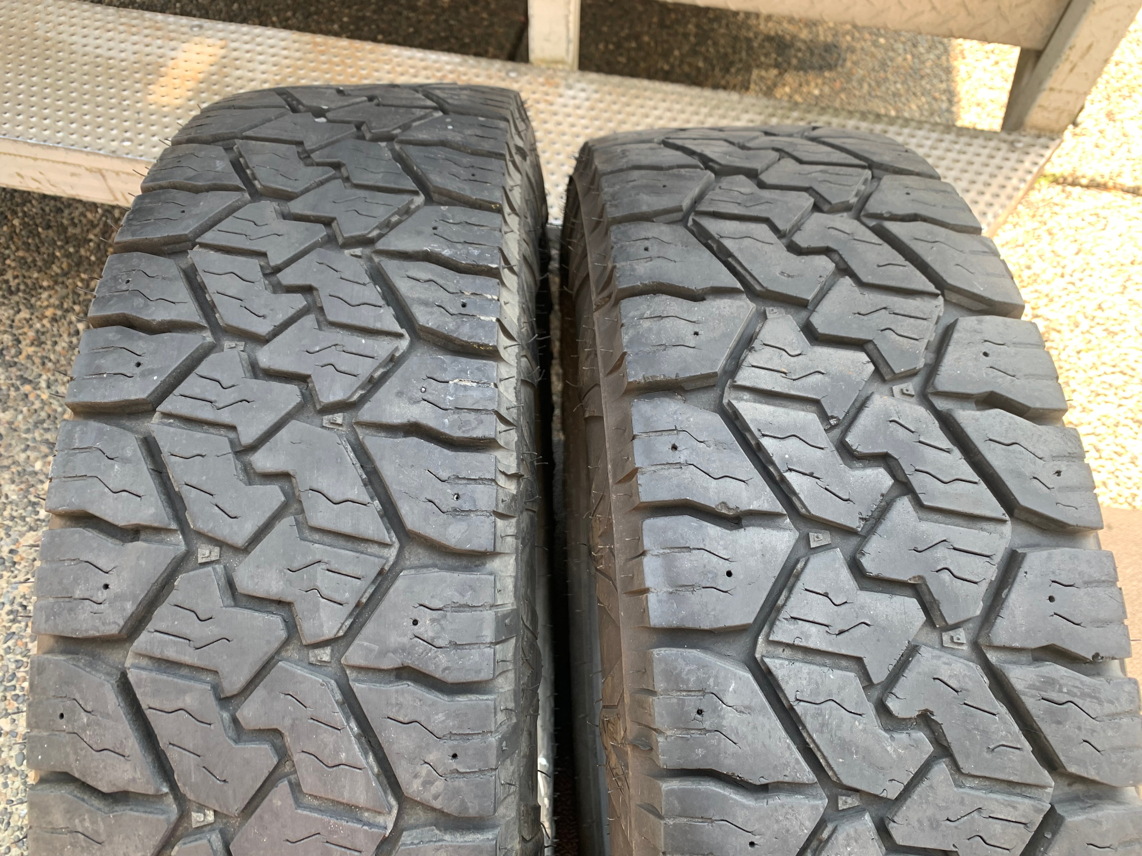 PAIR of LT 235/80/17 120/117Q Nitto Exo Grappler AWT w 65% tread