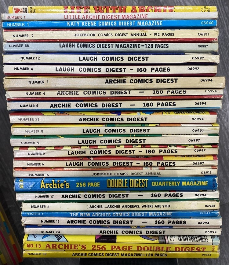 65+ Archie Comics Digest Books – Vintage Lot for Resale - photo 2