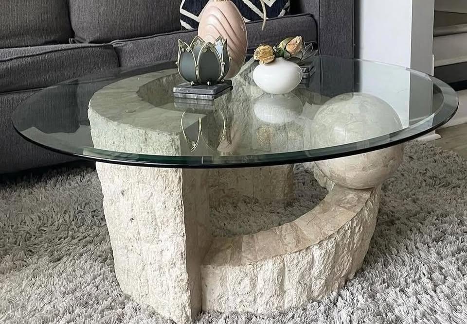Need to Sell ASAP: Postmodern Tessellated Stone Coffee Table - photo 2