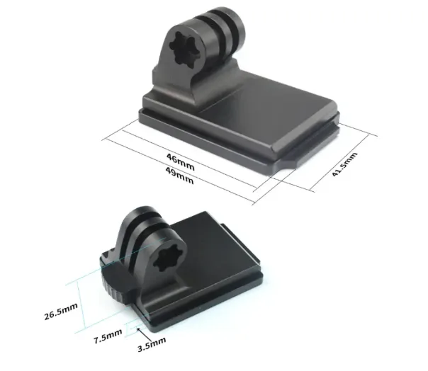 Action Camera Helmet Fixed Mount Base Adapter thumbnail