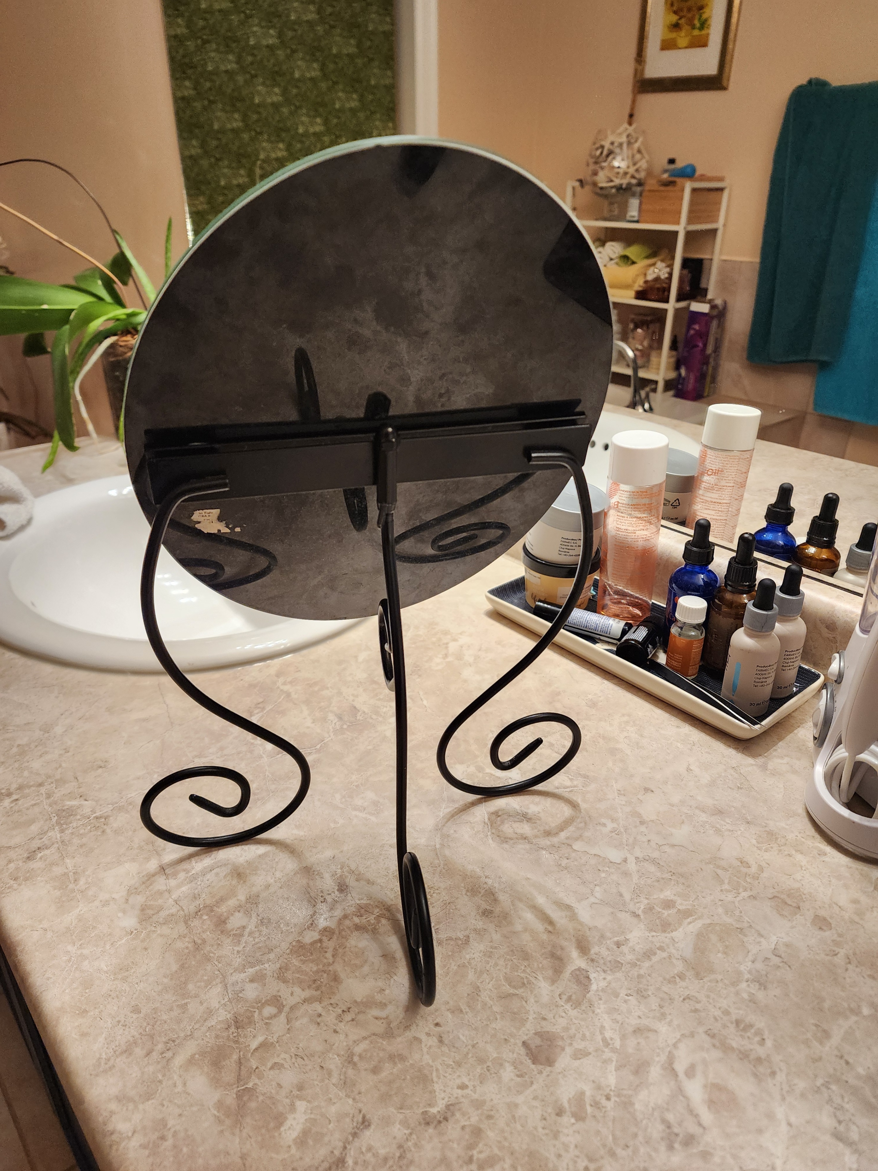 Table Mirror - black - photo 2