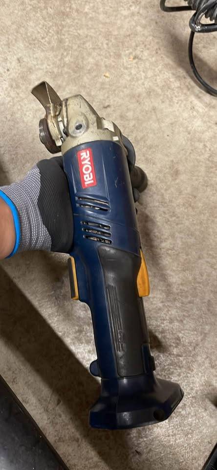 RYOBI angle grinder