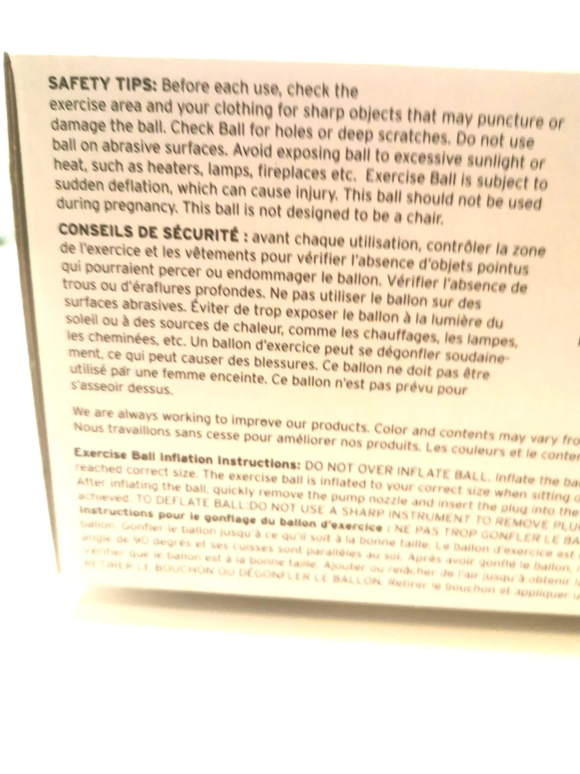 Exercise Ball GOZONE 65cm for people five foot 6 to five foot 11 image indicator(8)