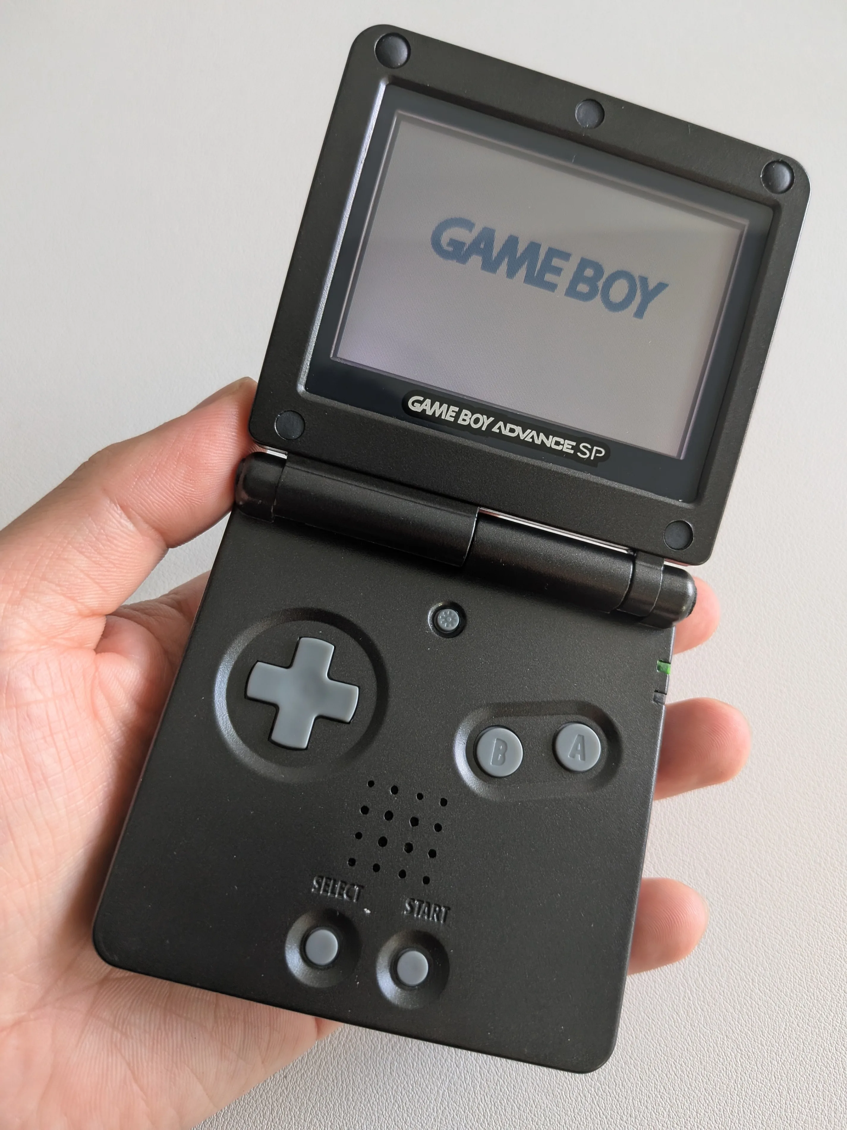 Nintendo GBASP 001 Black New Shell image indicator(2)