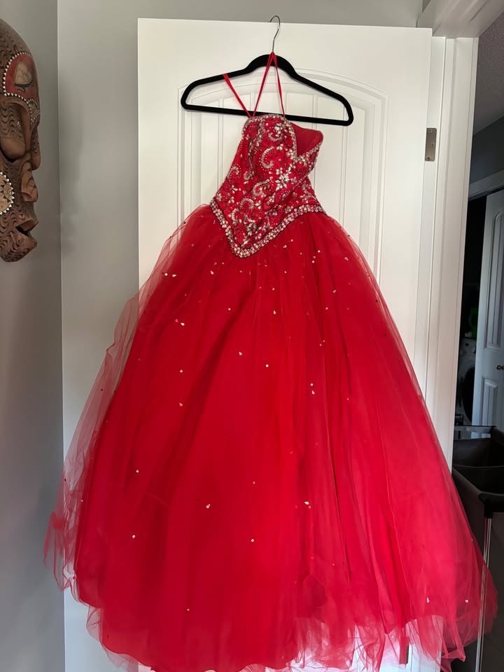 Red Grad/Prom Dress - photo 3