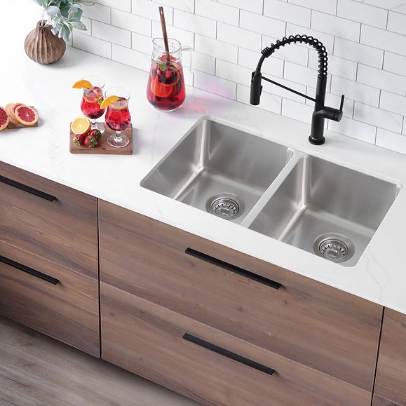 Class C AVILA S-414T Dual Mount Double Bowl Kitchen Sink - photo 3