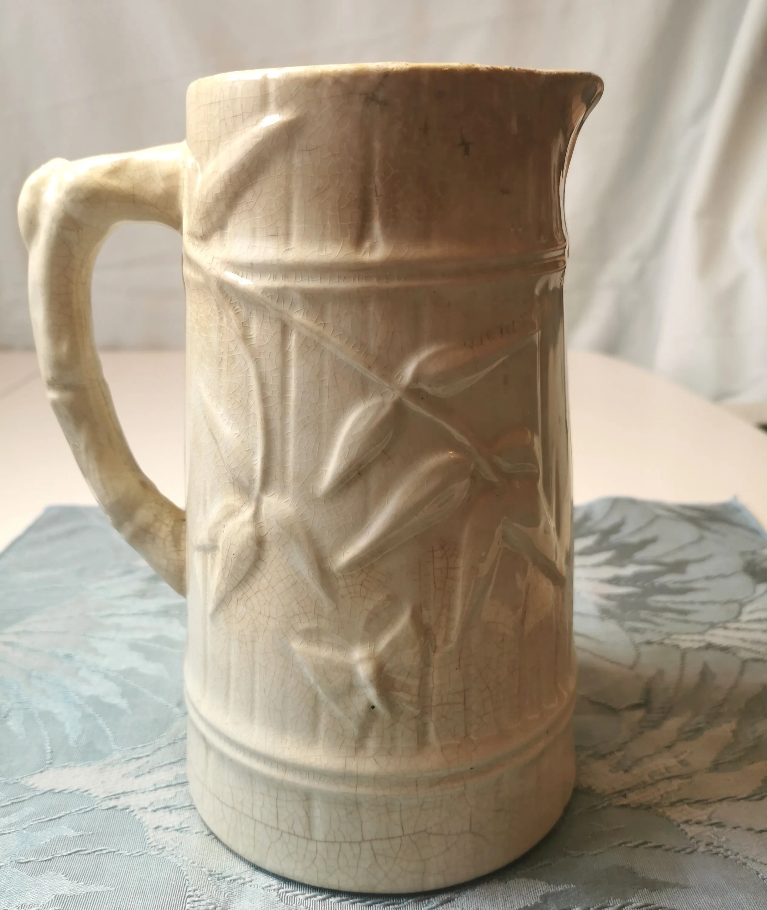 Victorian Pitcher Leaf/ Vine Design Kitchen Jug   Antique image indicator(6)