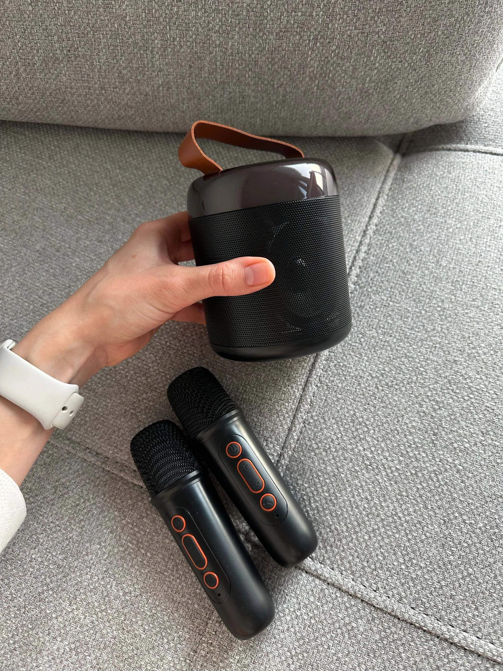 Mini Bluetooth Karaoke – $20 – Good Condition image indicator(2)