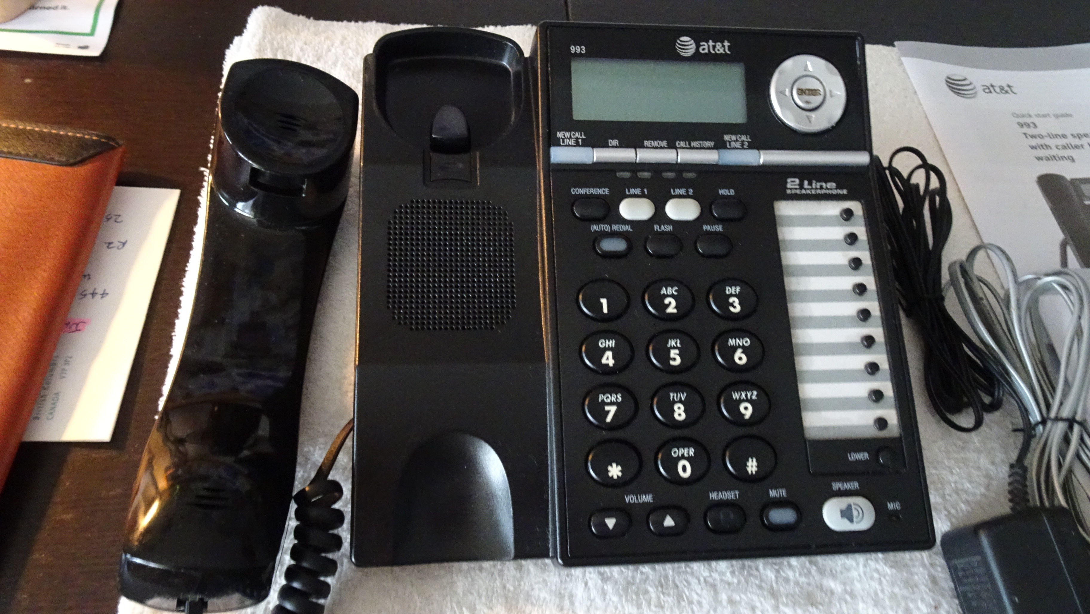 AT&T 2 Line Telephone - photo 3