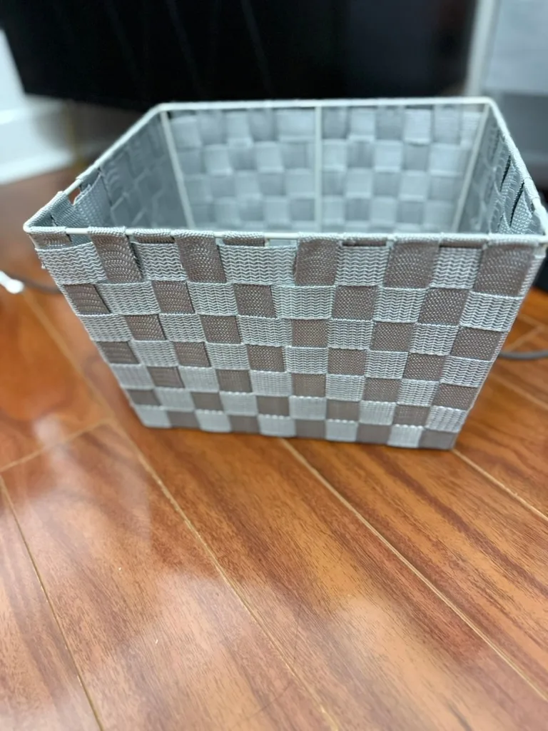 Storage Container – Grey Woven Design thumbnail