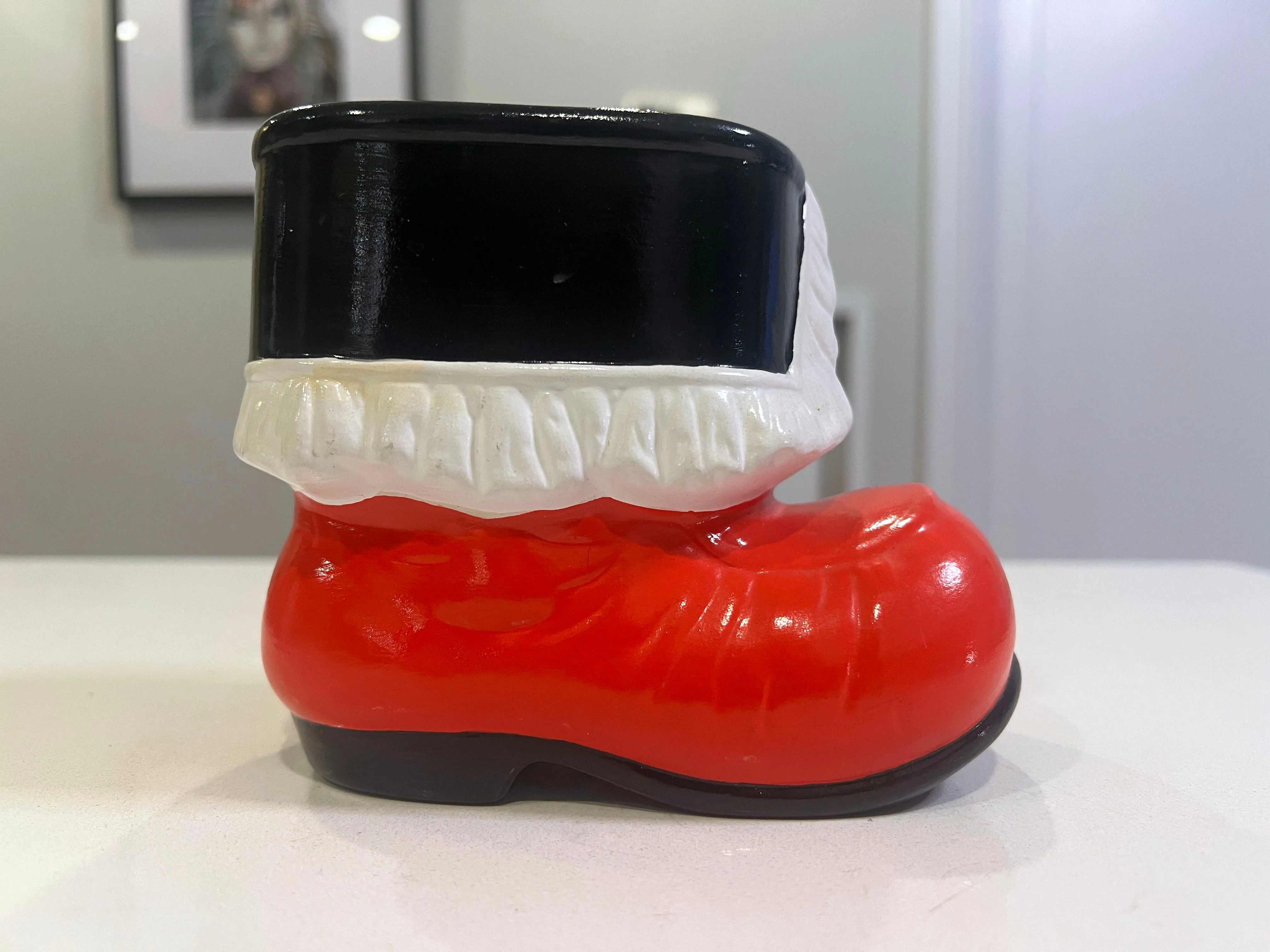 Ceramic Santa Boot thumbnail