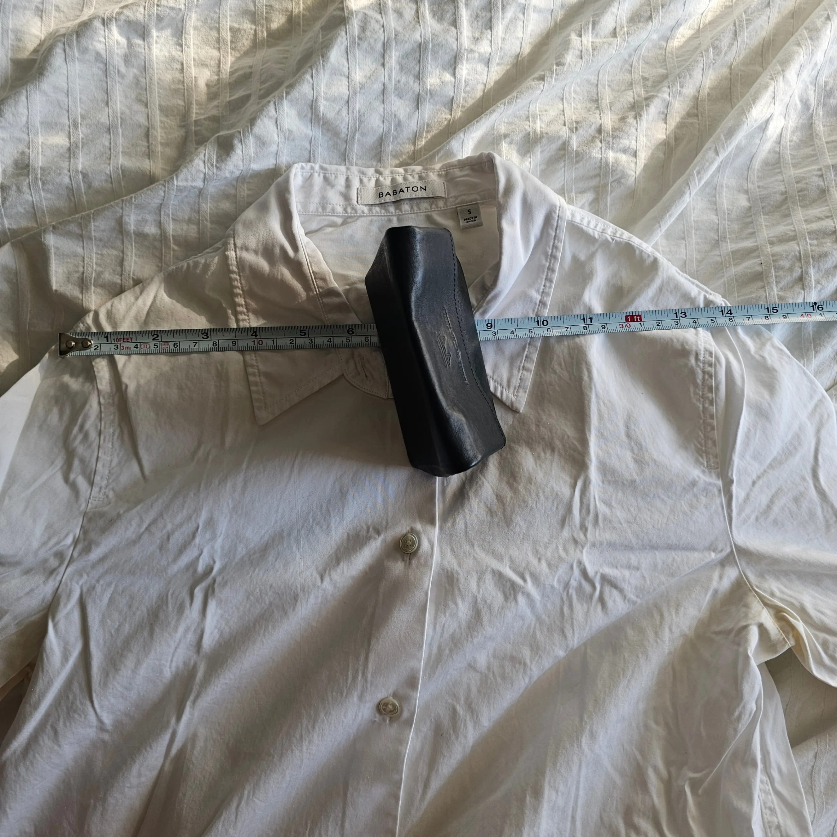 Aritzia Babaton Eric Blouse - 2017 - White - Sz S image indicator(8)