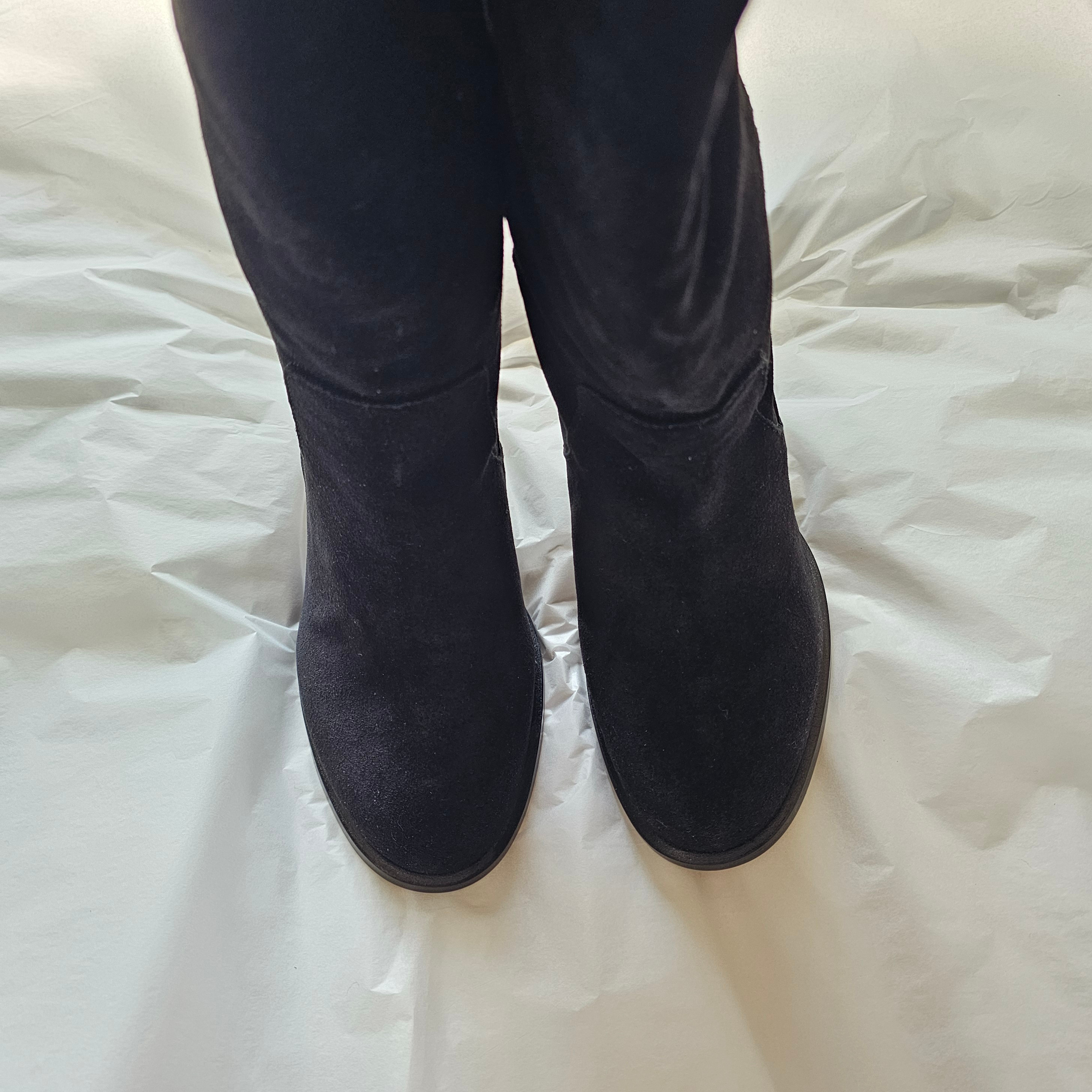 New Topshop Over The Knee Suede Boots-2014-Black-UK5/38EU/7.5US - photo 4