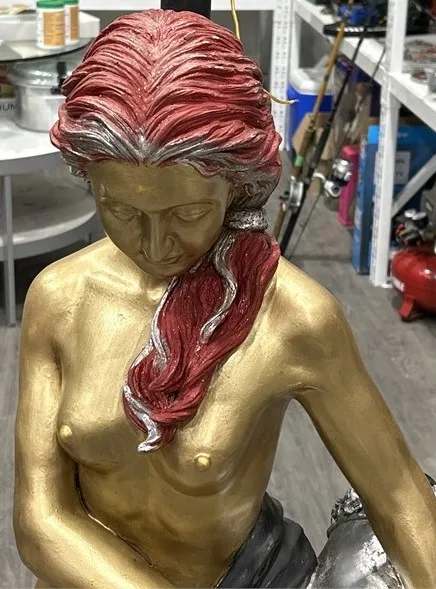 61” Sculptural Nude Woman Fountain Statue – Garden Centerpiece image indicator(2)