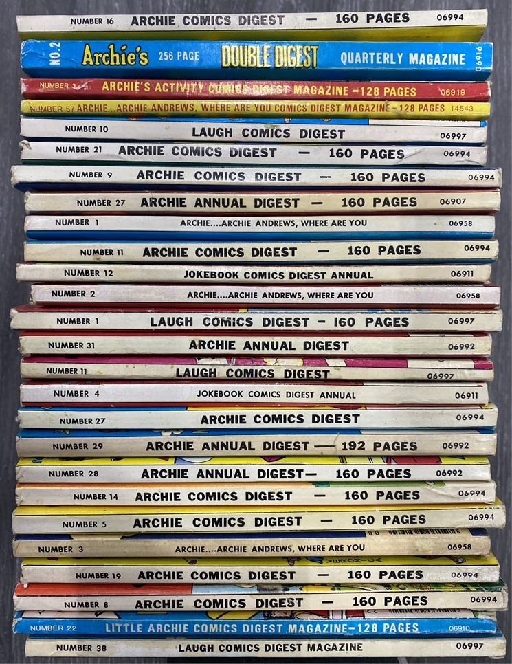 65+ Archie Comics Digest Books – Vintage Lot for Resale - photo 3