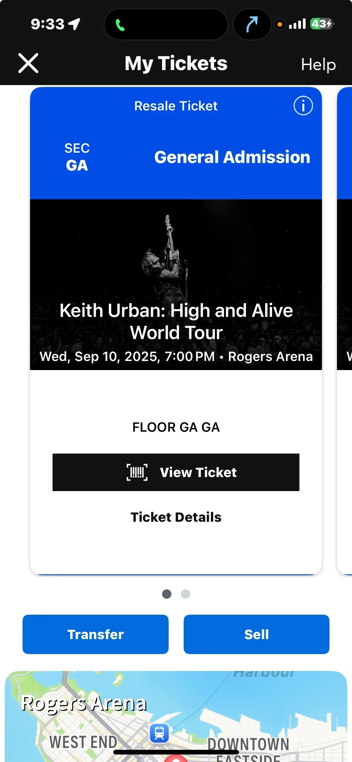 Selling 2 Floor Tickets  Keith Urban: High and Aline World Tour thumbnail