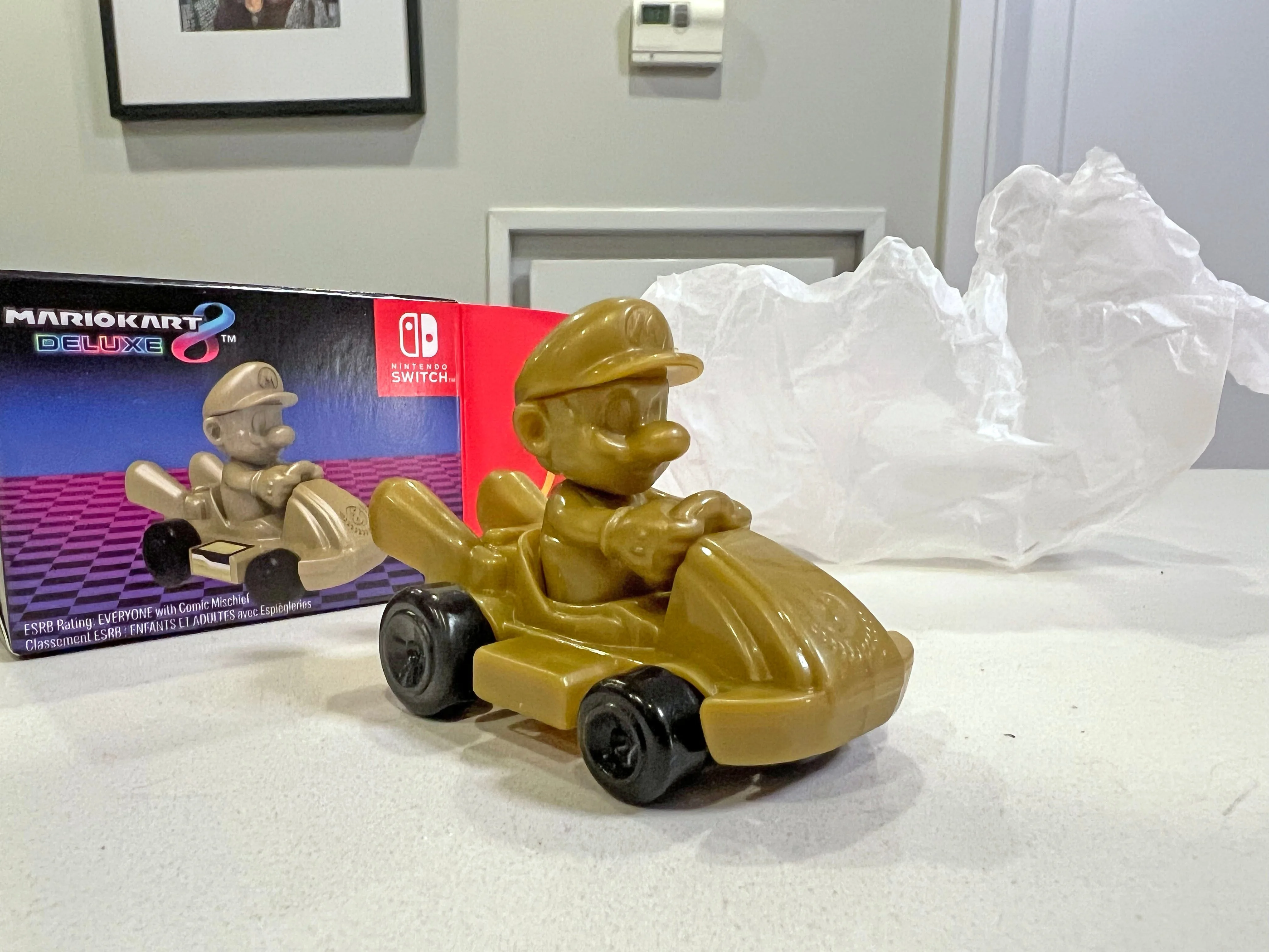 McDonald's Toy - Golden Super Mario Kart thumbnail