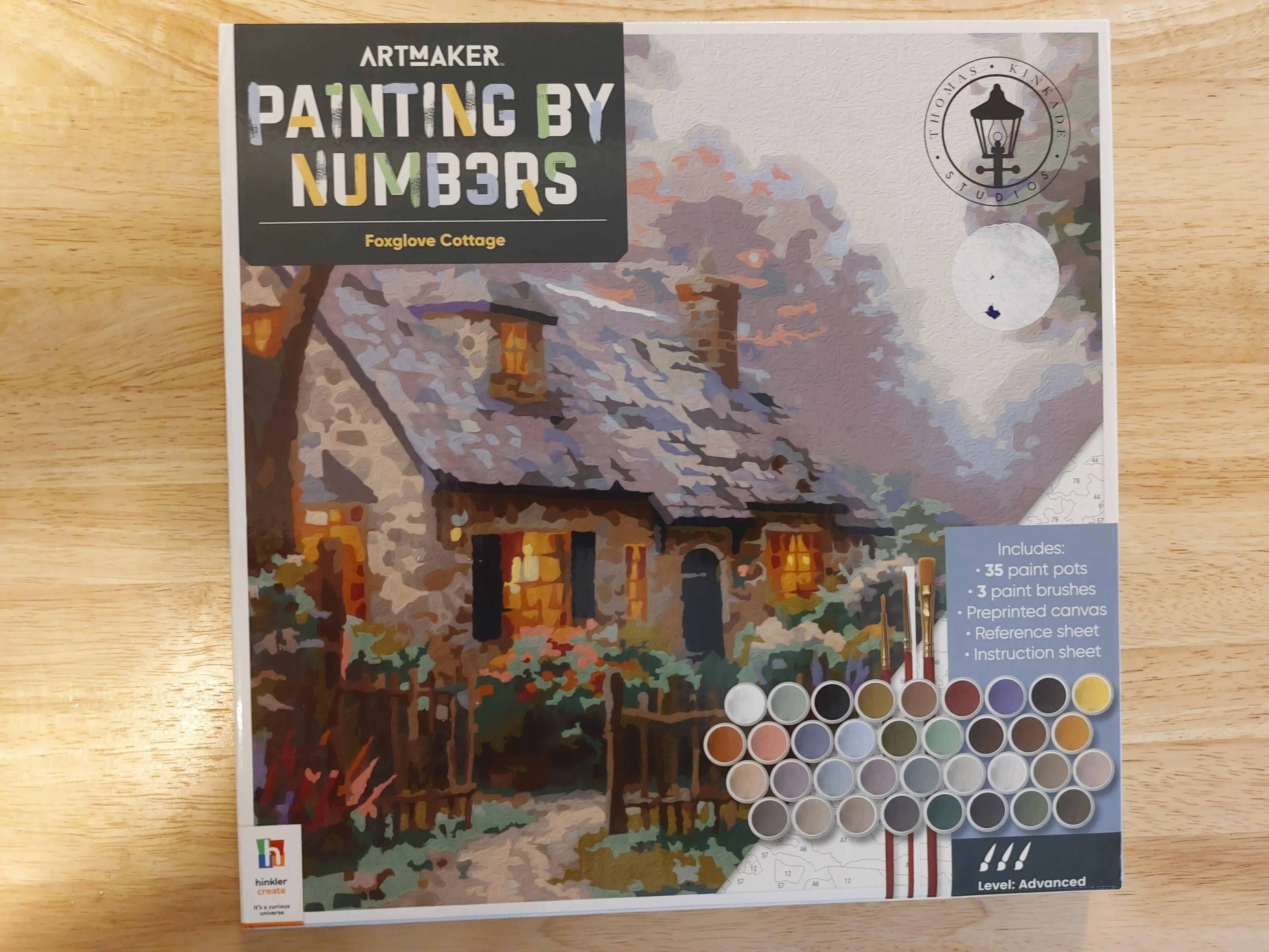 3 BRAND NEW Paint by Numbers Kits thumbnail