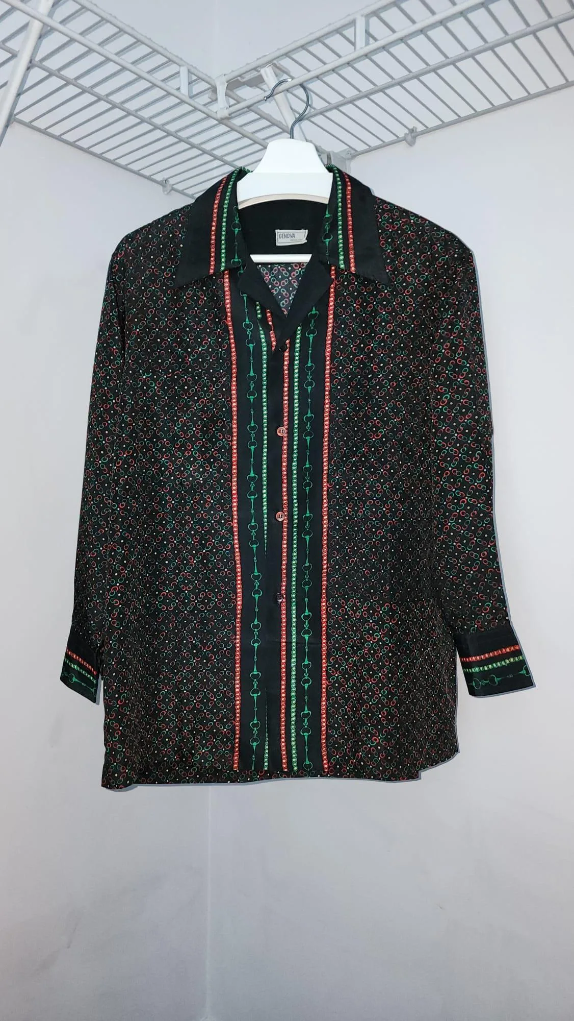 Genova - Button Up Shirt - Free Size (sizing in description) thumbnail