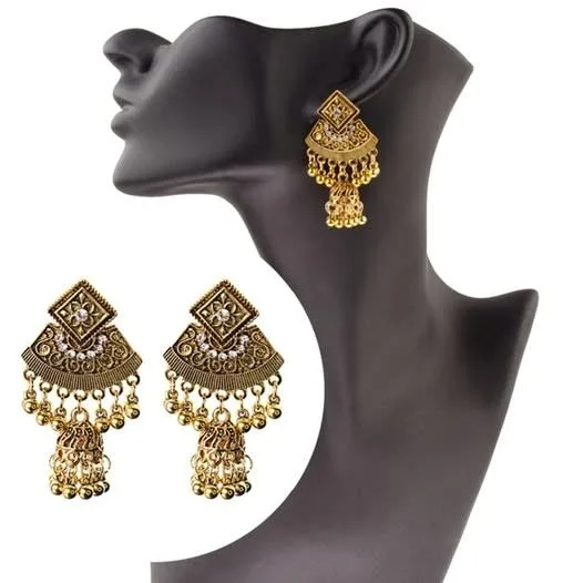 Jhumka Style Indian Earrings thumbnail