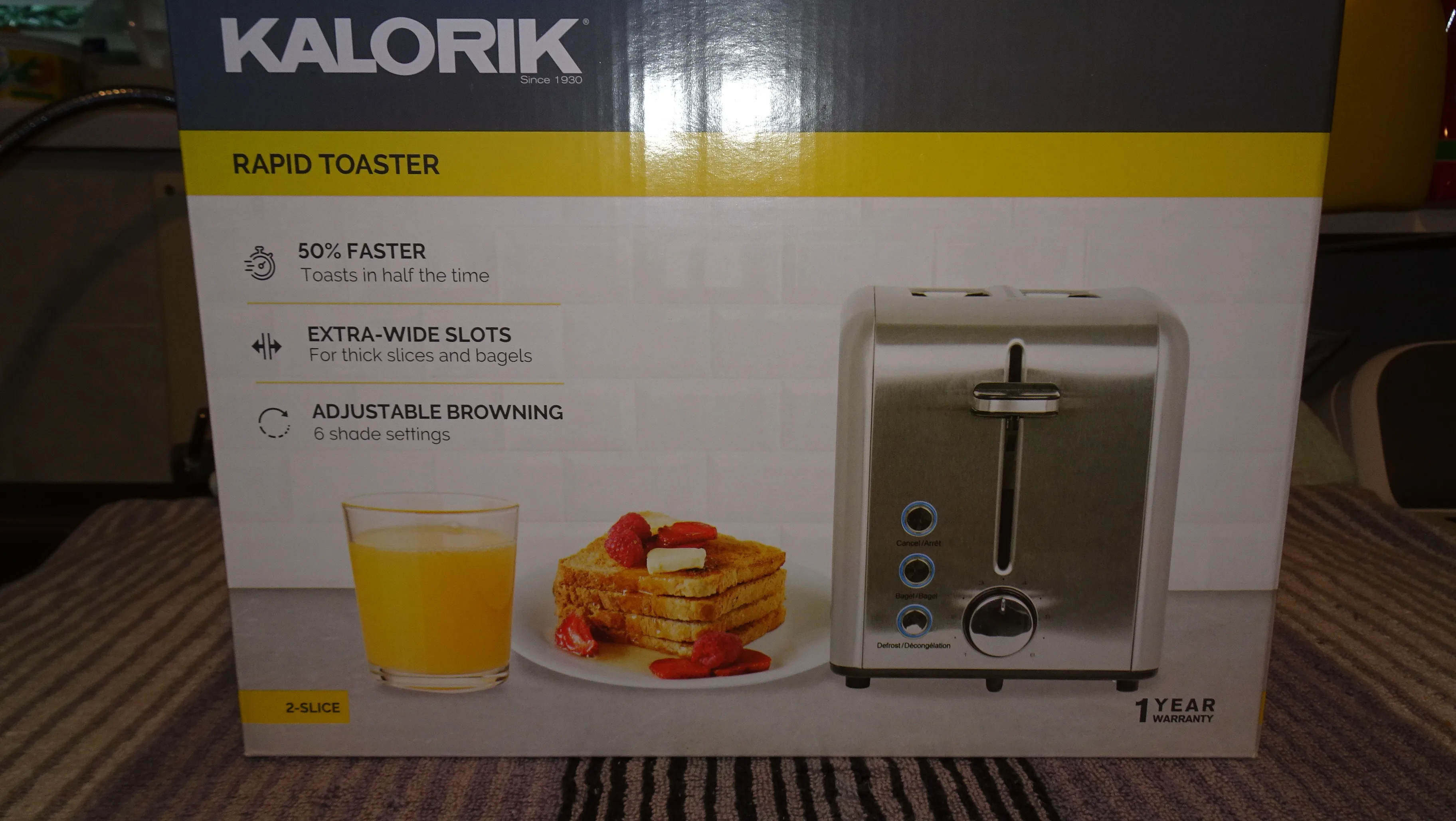 Kalorik 2 Slice Toaster