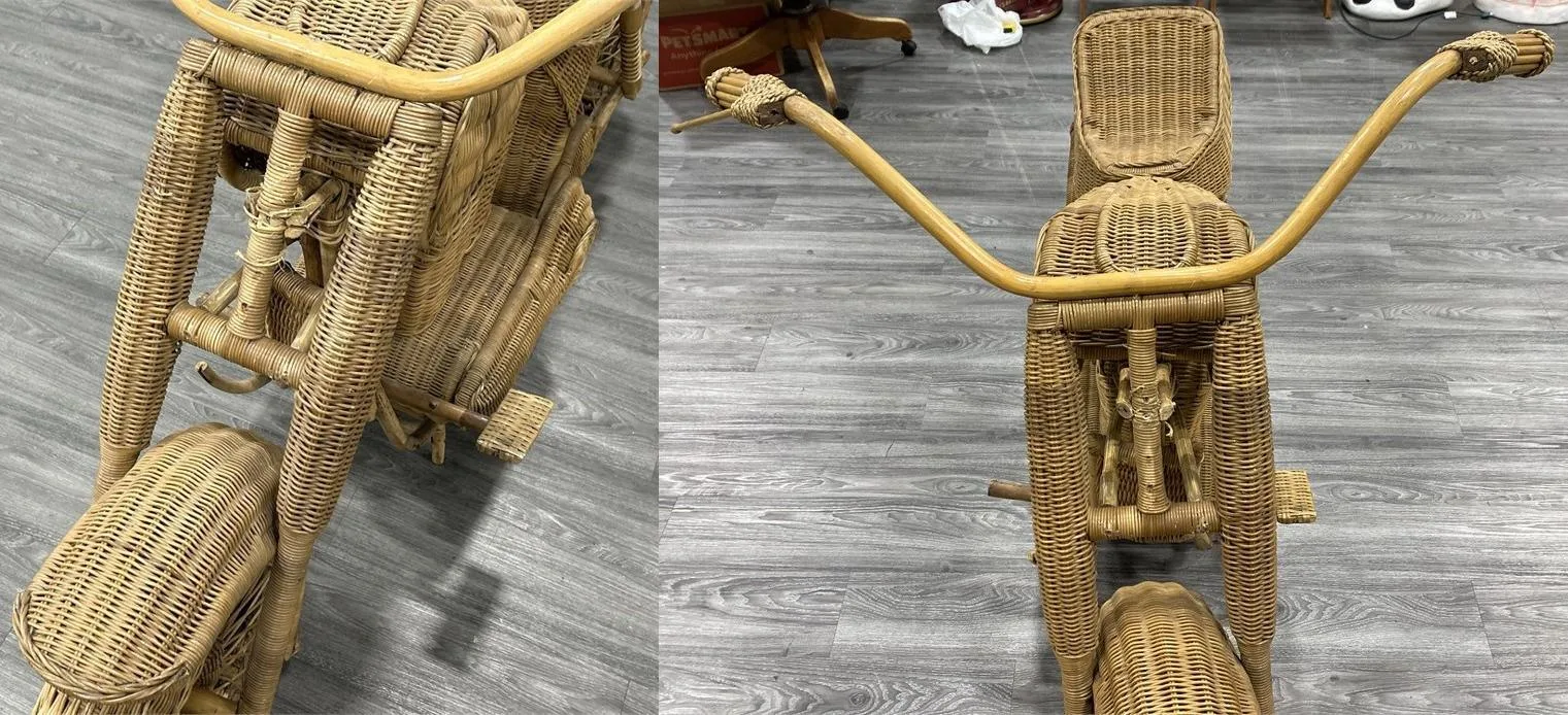 EXTREMELY RARE – 1980s Wicker Harley-Davidson by Tom Dixon image indicator(7)