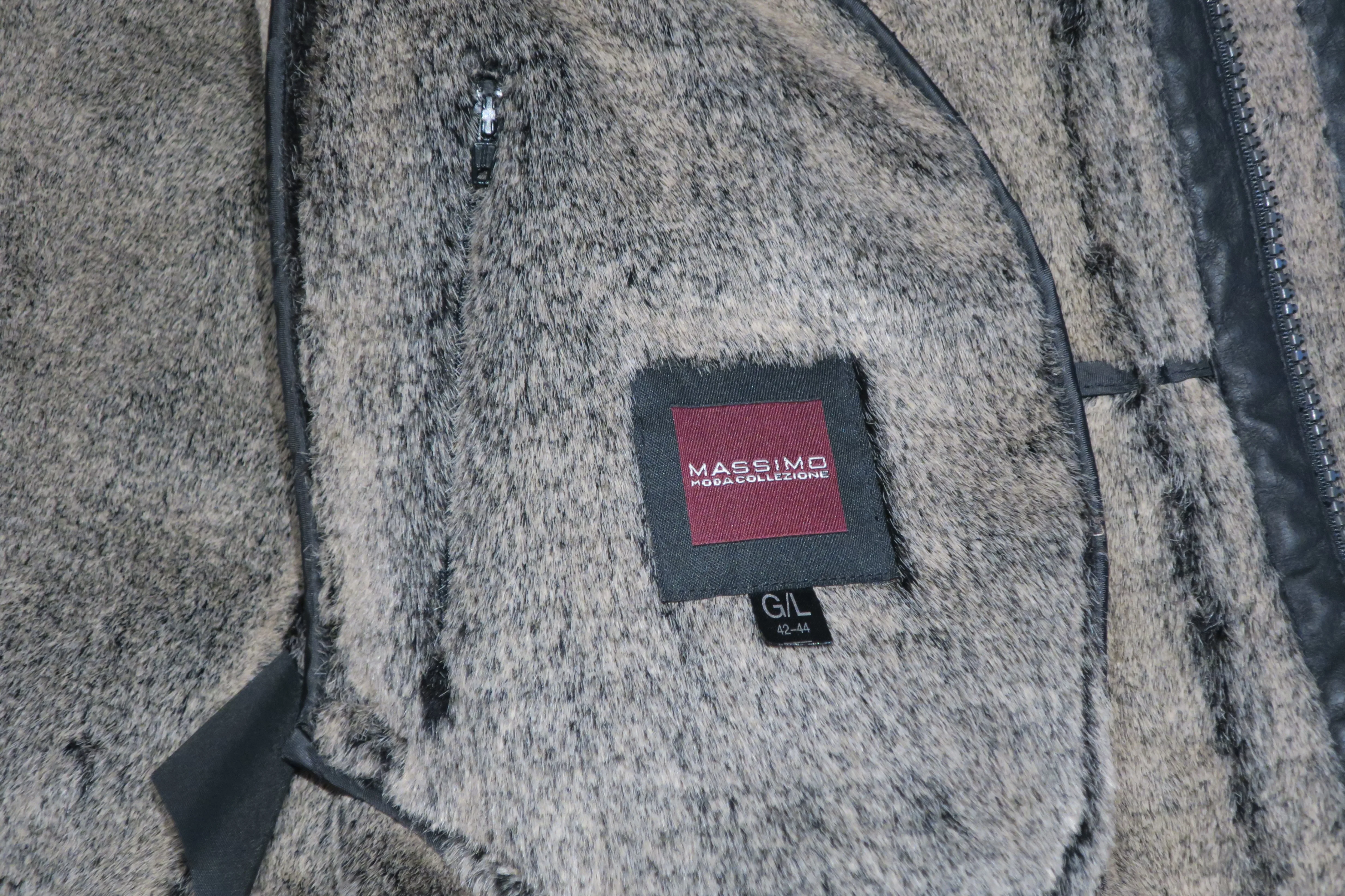 Massimo Men's Leather Jacket Like NEW Condition! image indicator(6)