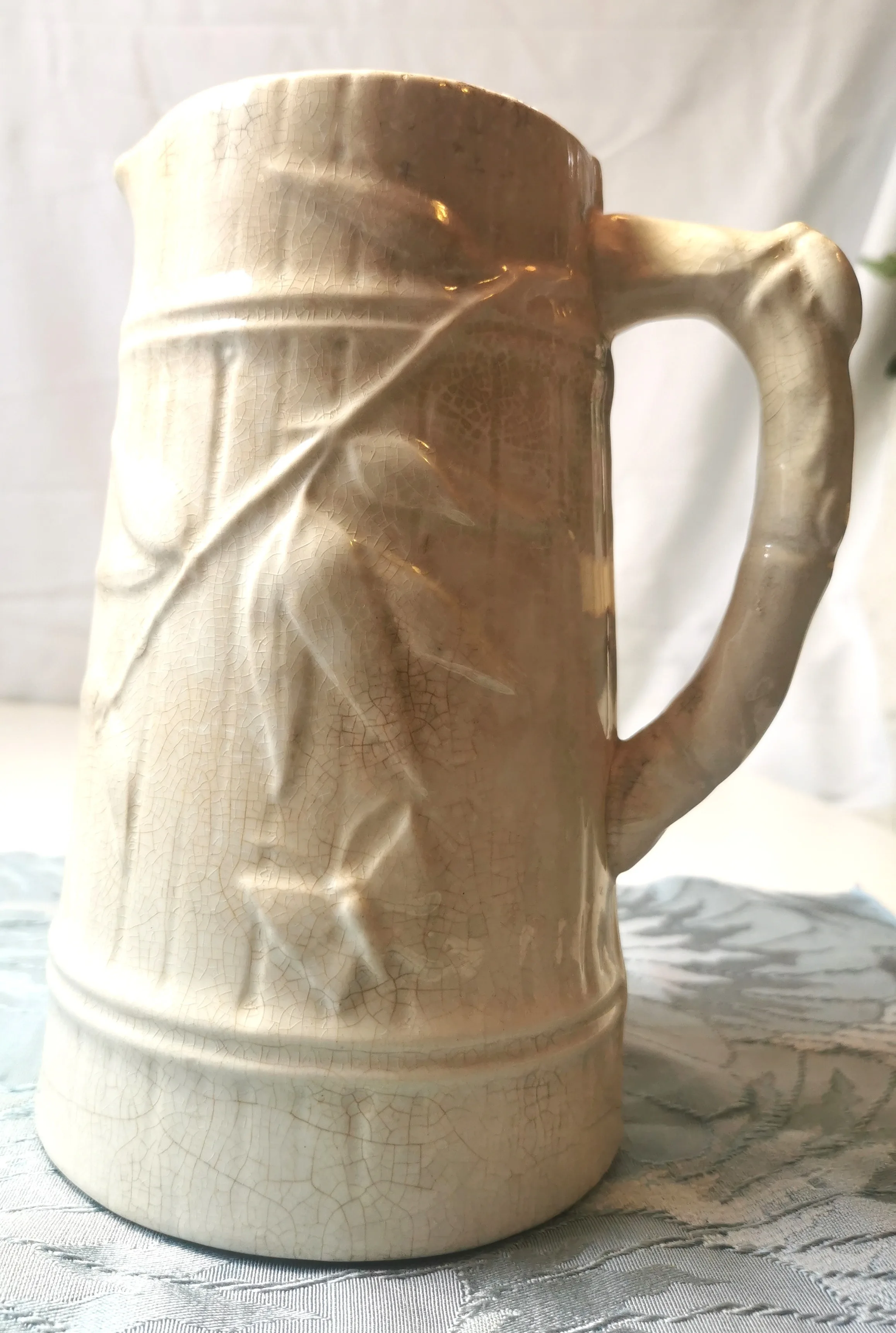 Victorian Pitcher Leaf/ Vine Design Kitchen Jug   Antique image indicator(10)