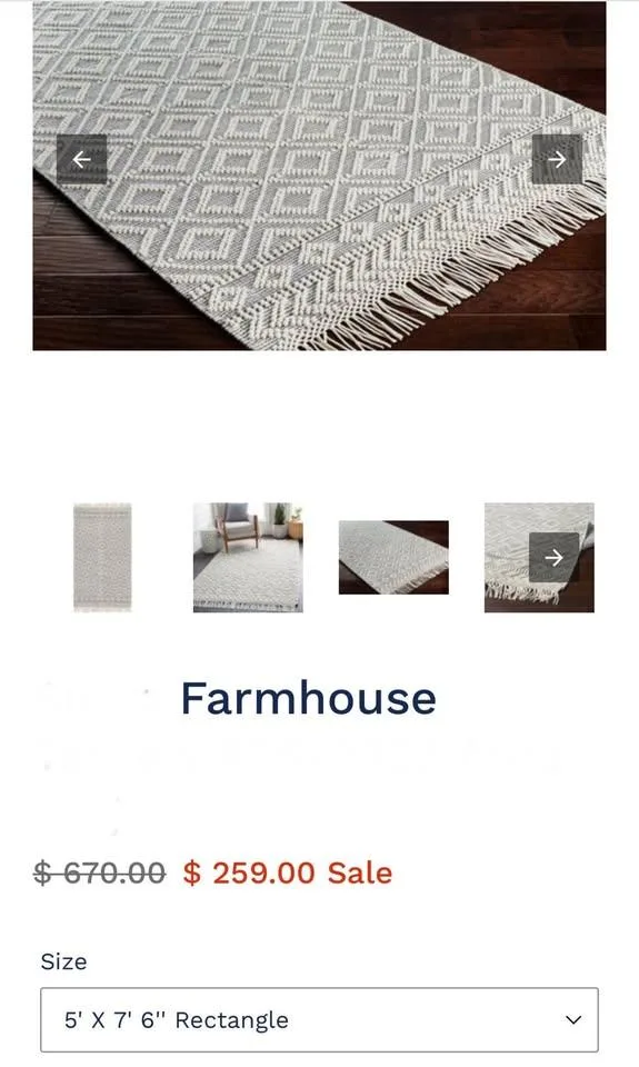 Brand New Wool 5' x 7'6" Handmade Area Rug image indicator(10)