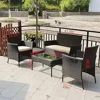 4-Piece patio furniture set