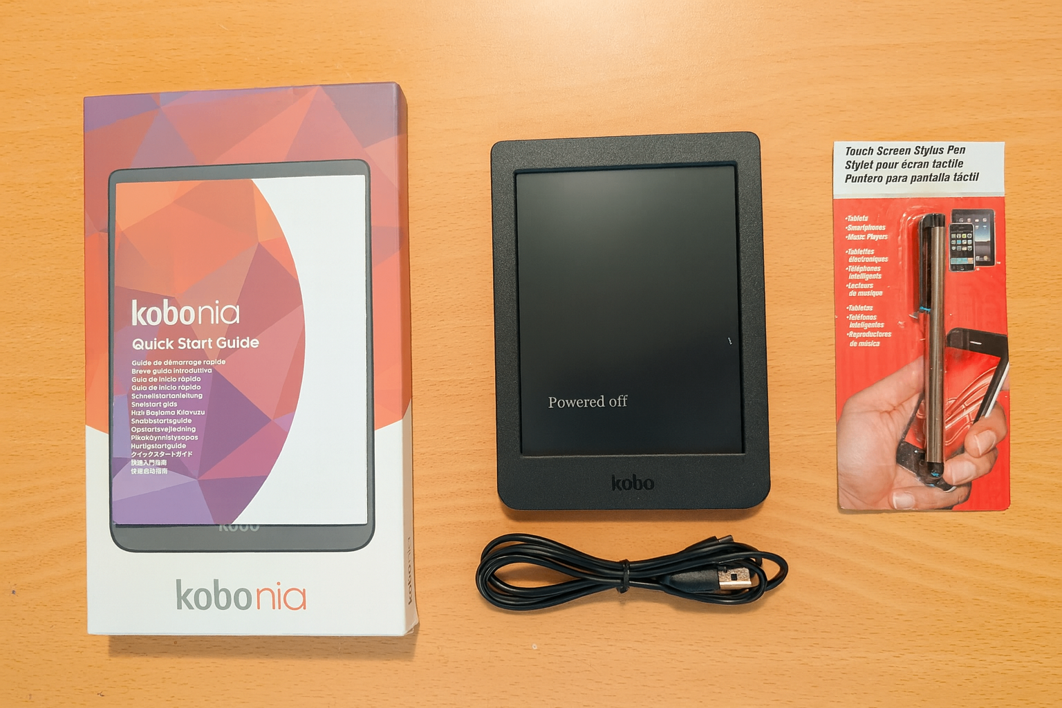 📚 Kobo eReader 6"– NEW IN BOX + STYLUS PEN + USB Cord + 8GB🔥