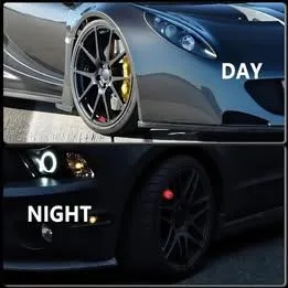 Fluorescent Tire Valve Caps image indicator(5)