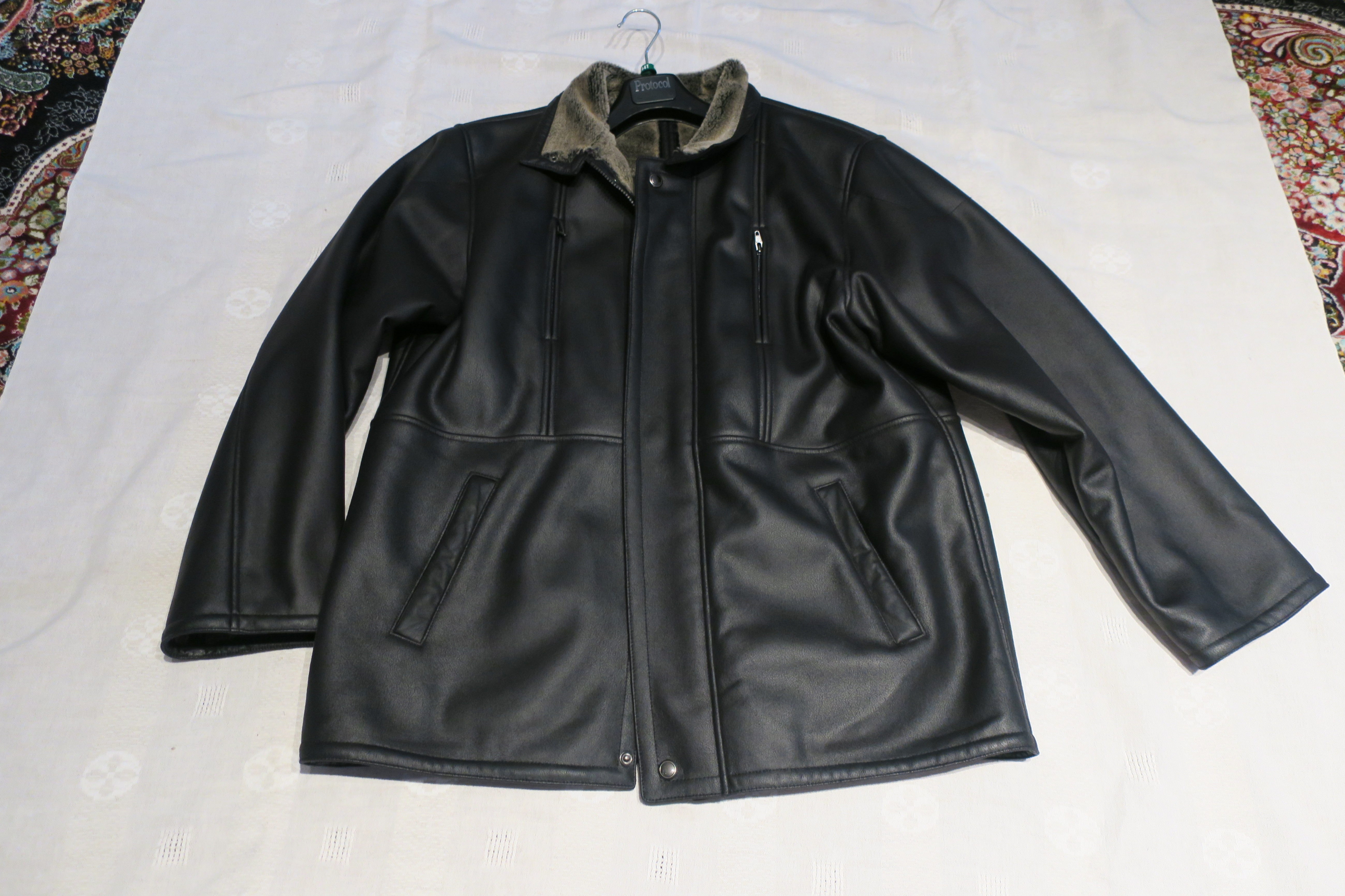 Massimo Men's Leather Jacket Like NEW Condition! - photo 4