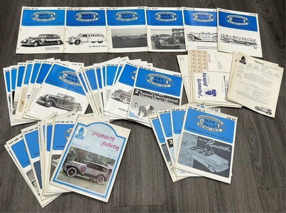 40+ Vintage Plymouth & WPC Car Club Magazines 1960s–80s thumbnail