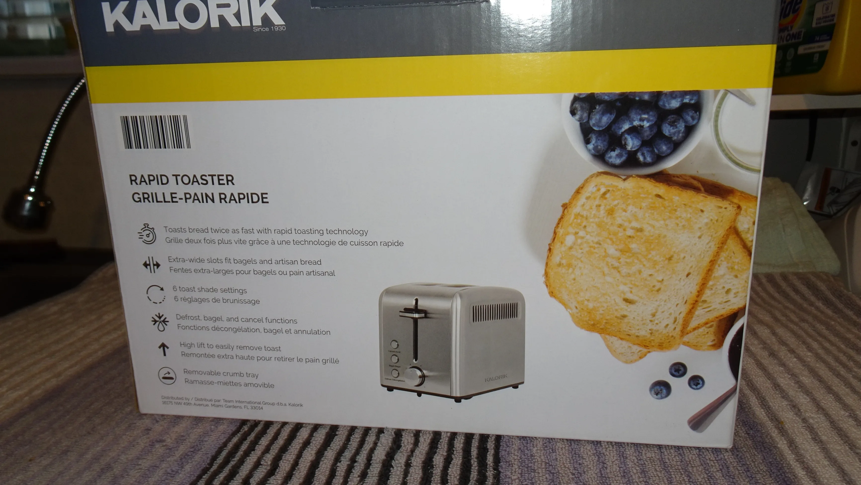 Kalorik 2 Slice Toaster image indicator(2)