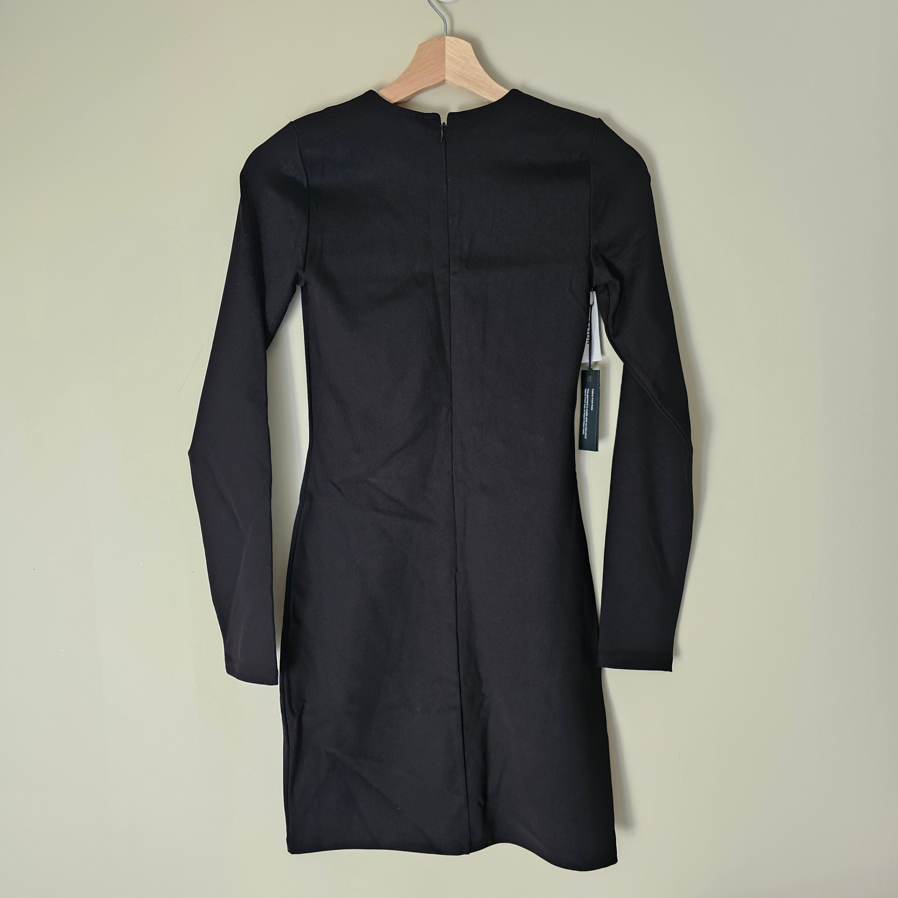 NWT Aritzia Ten by Babaton Warner Mini Dress - Black - S - photo 3