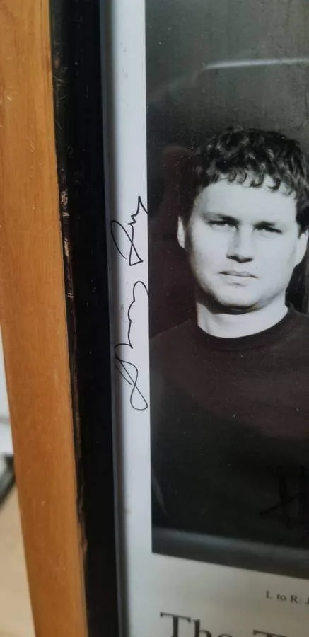 The Tragically Hip FULL Band Signed 1998 Photo w/ Gord Downie image indicator(5)