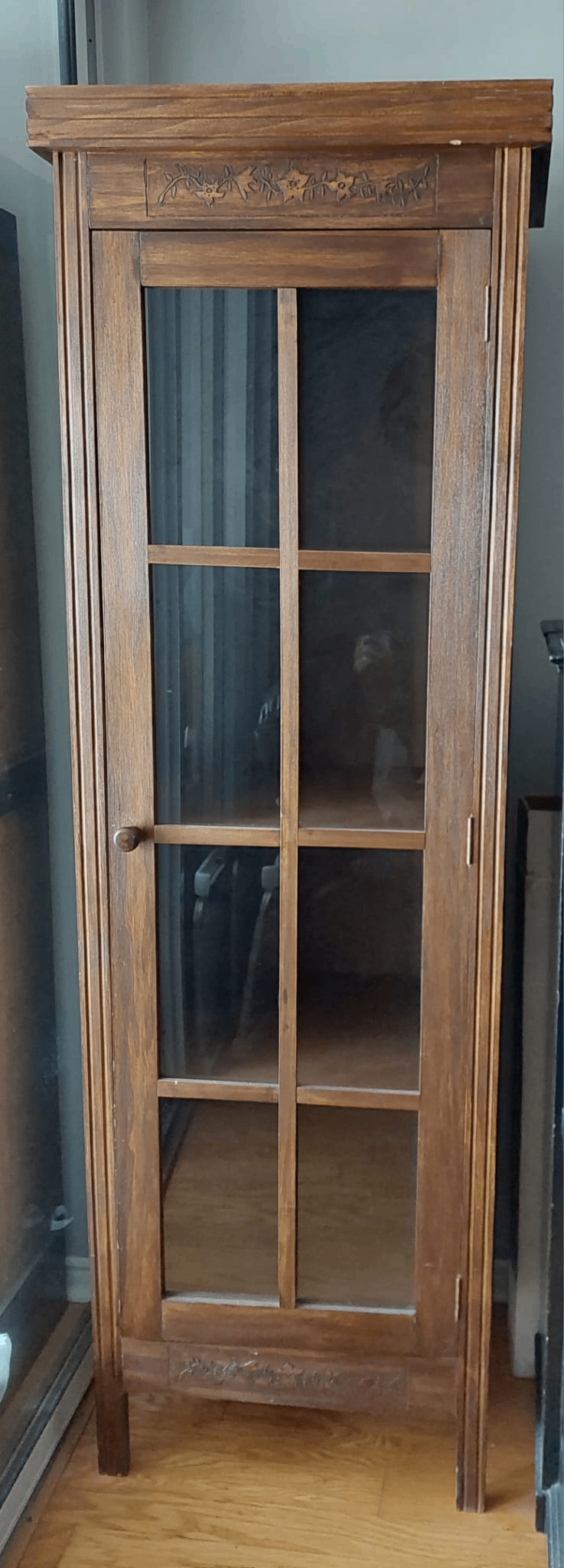 Solid Wood Glass-Door Cabinet / Bookcase - photo 2