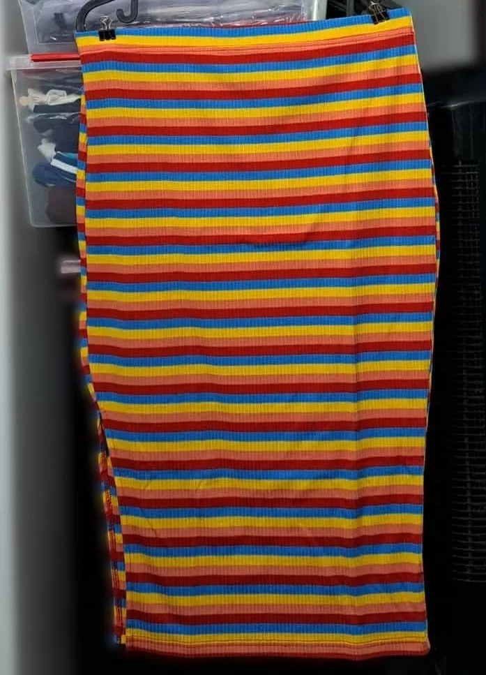 New 2-piece Long-sleeved Top & Waist Midi Side Slit Skirt🥕 image indicator(3)