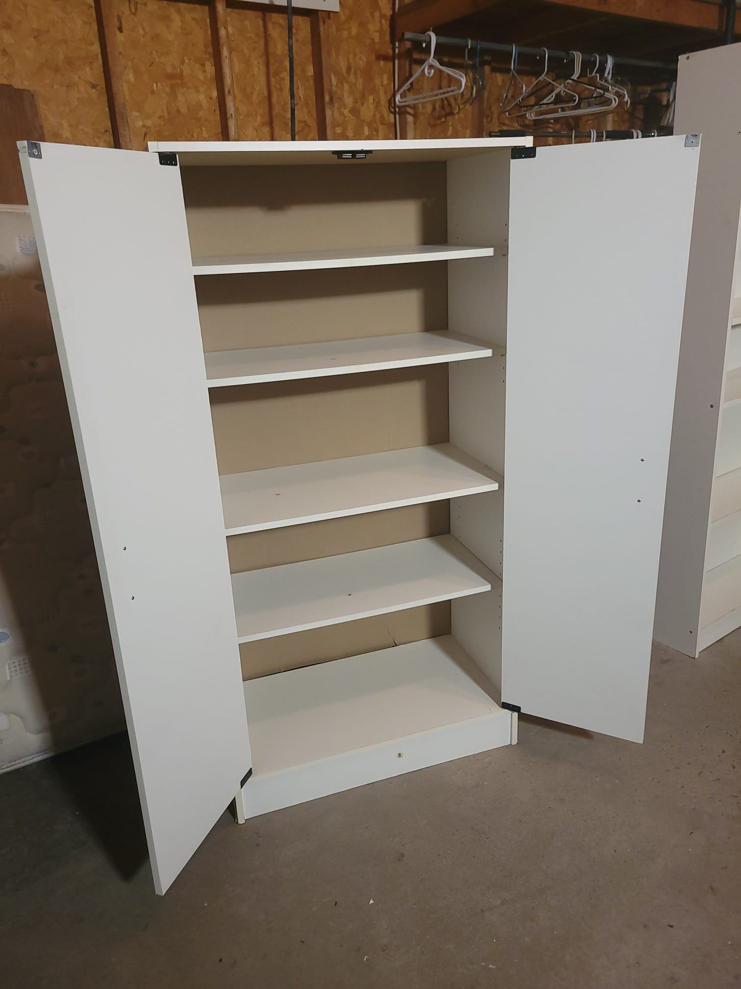 White Wardrobe Cabinet - photo 2