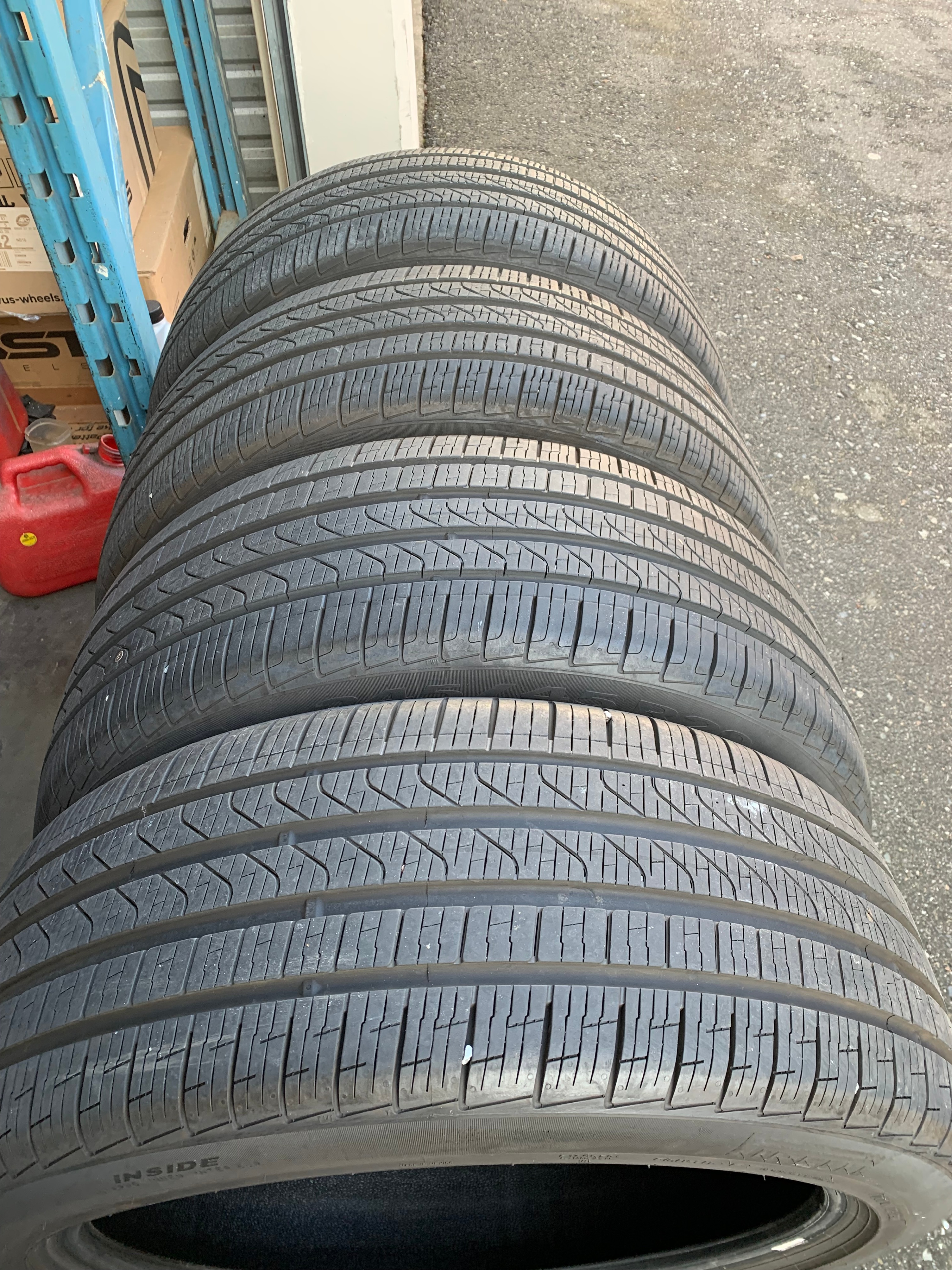 Set of 245/45/20 99V M+S Pirelli P7 Cinturato A/S Plus 80% tread - photo 5