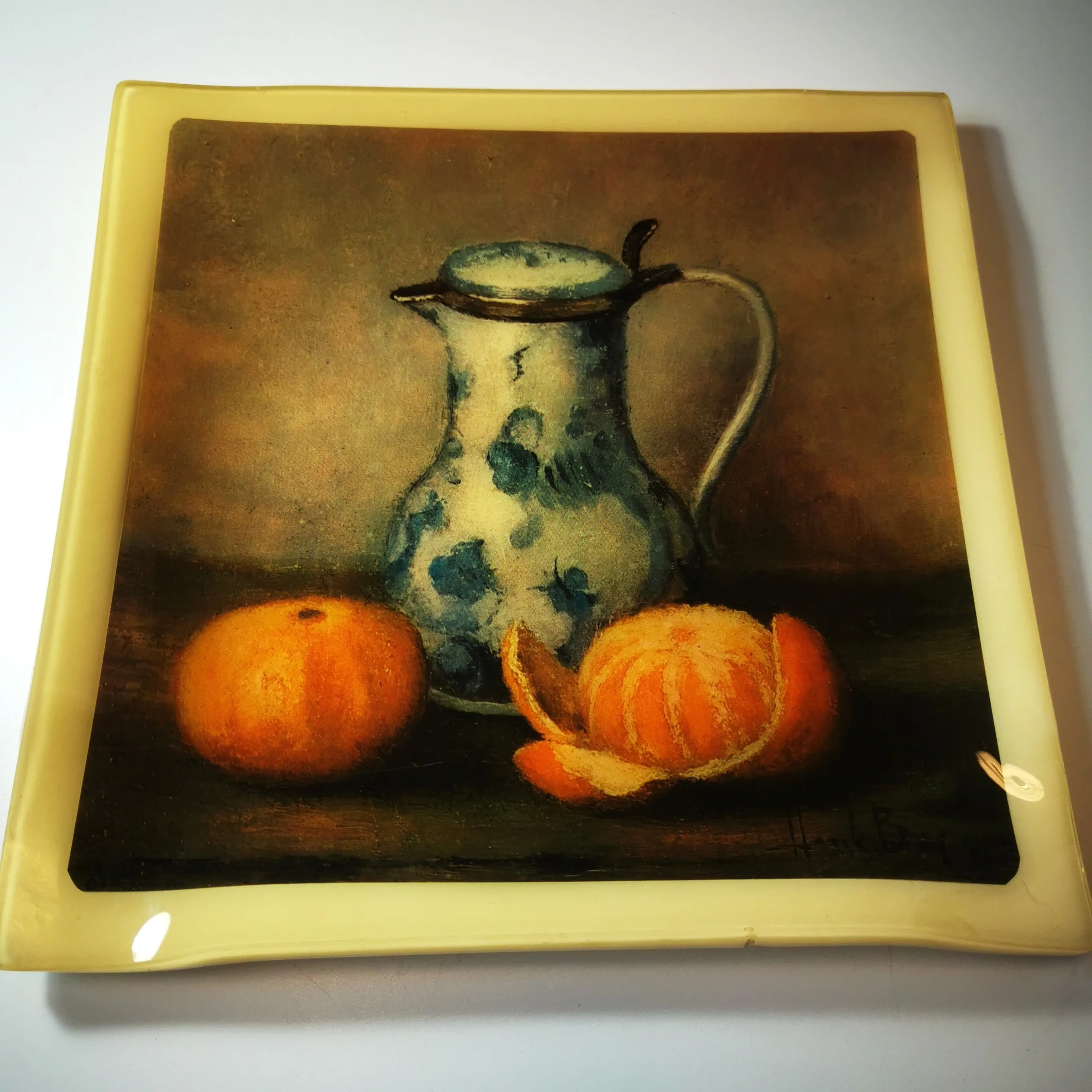 Henk Bos Still Life Art Tile Vintage | Resin Print Plaque image indicator(4)