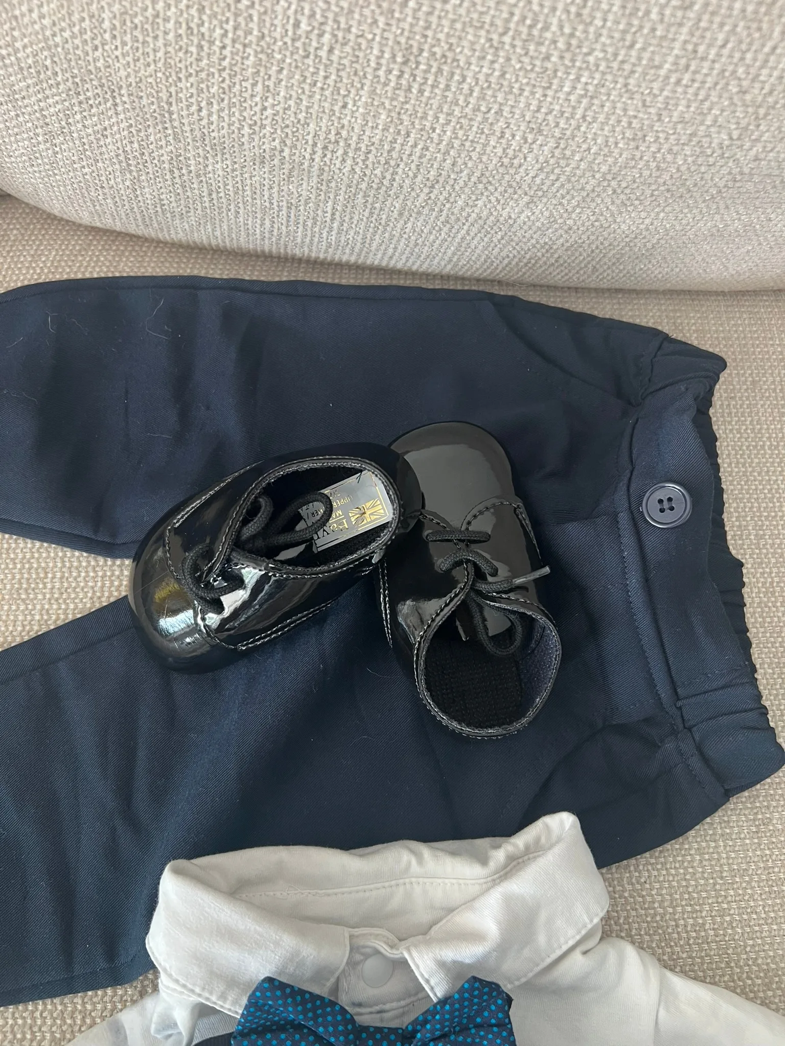 Baby Boy Formal Outfit (6–9 Months) – Includes Shoes image indicator(8)
