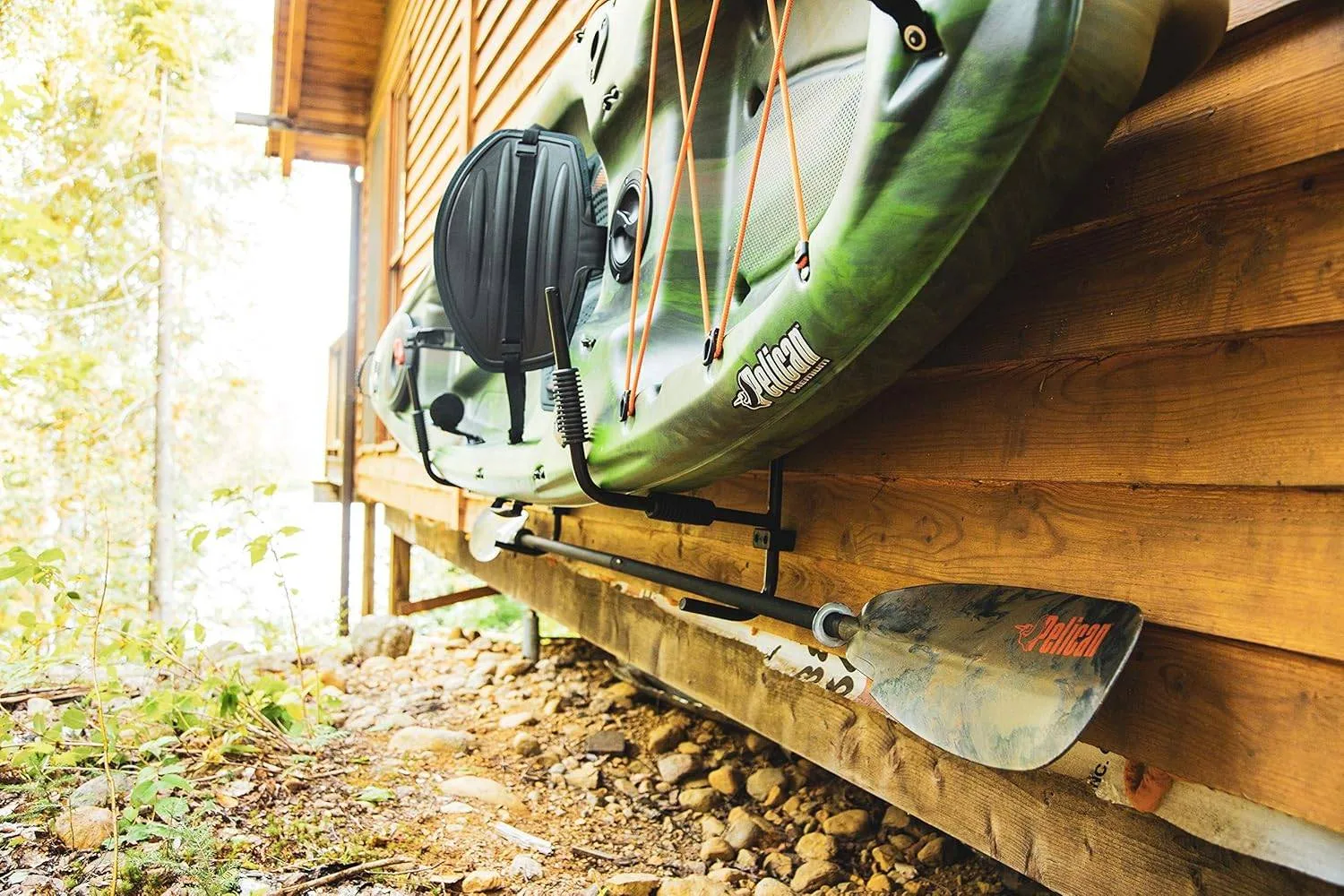 Foldable Kayak Wall Rack – Holds Up to 150 lbs, 44.8 x 38.4 cm image indicator(2)