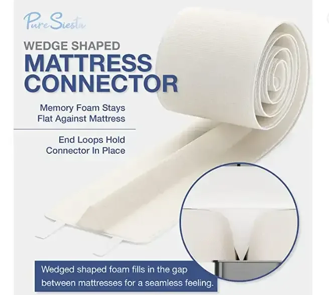 Bed Bridge - conversion kit Twin to King Bed Gap Filler w strap image indicator(8)