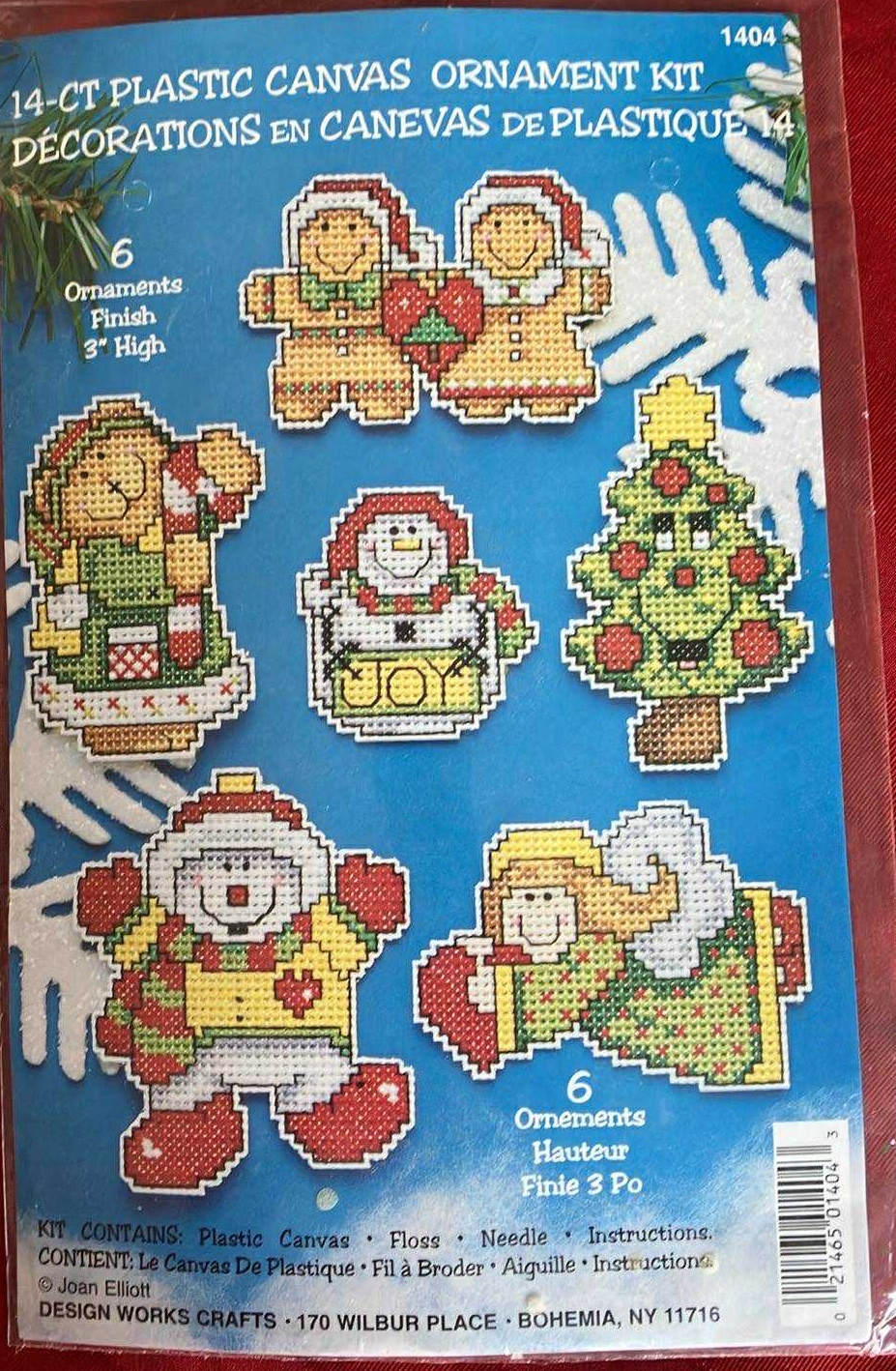 Design Works Crafts Plastic Canvas Snowman etc. Ornaments Kit