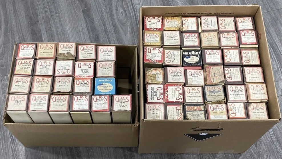 Vintage Piano Word Rolls – Lot of 50+ QRS, Aeolian & Ideal thumbnail